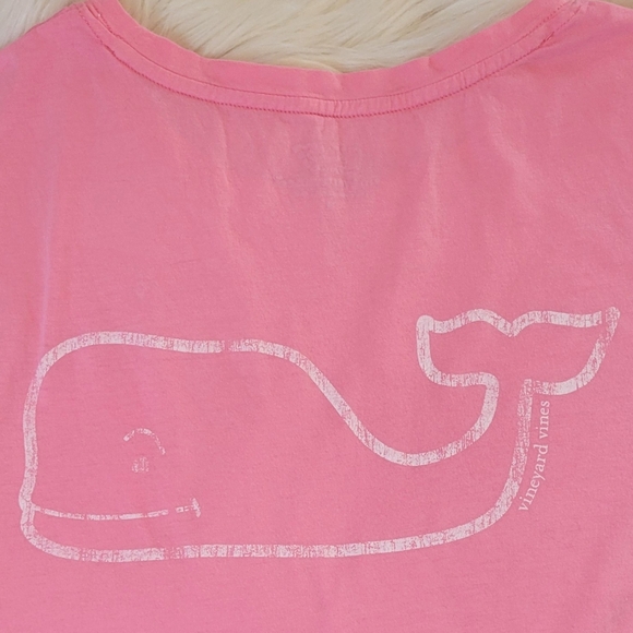 Vineyard Vines Pink Burgee Whale Short Sleeve Graphic T-Shirt medium - Picture 5 of 5